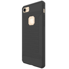 Apple iPhone 8 / 7 karbon mintás tok - SZÜRKE