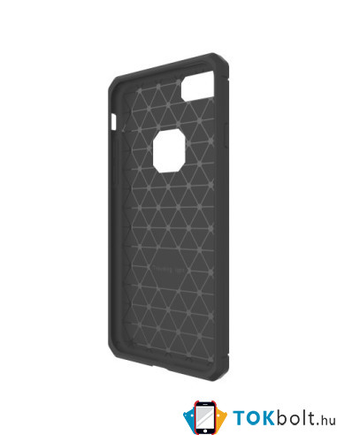 Apple iPhone 8 / 7 karbon mintás tok - SZÜRKE