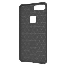 Apple iPhone 8 Plus / 7 Plus karbon mintás tok - SZÜRKE