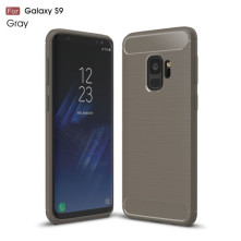 Samsung Galaxy S9 karbon mintás tok - SZÜRKE