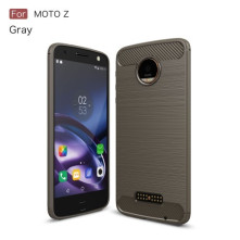 Motorola Moto Z karbon mintás tok - SZÜRKE