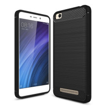 Xiaomi Redmi 4a karbon mintás tok - FEKETE