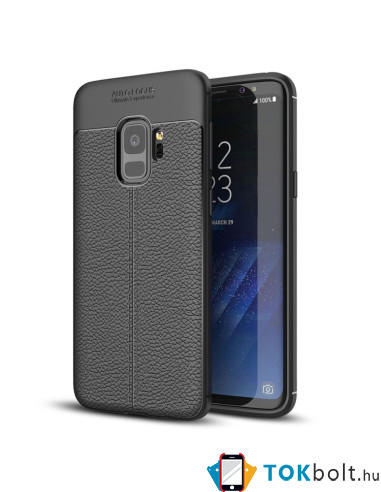 IVSO TPU rugalmas tok Samsung Galaxy S9 készülékhez - FEKETE