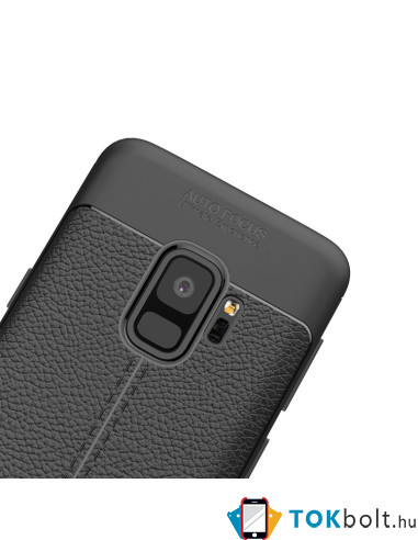 IVSO TPU rugalmas tok Samsung Galaxy S9 készülékhez - FEKETE