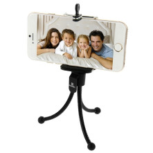 HAWEEL tripod - három lábú telefon állvány - FEKETE
