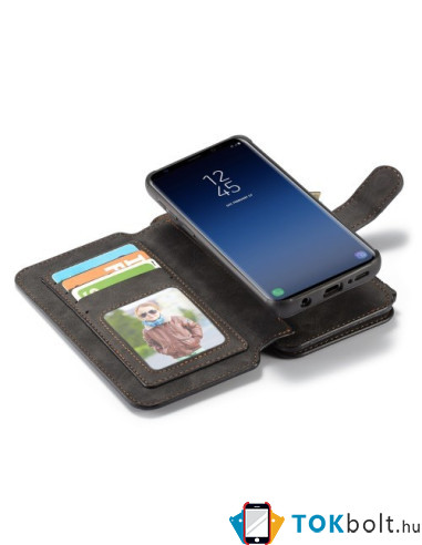 CaseMe notesztok Samsung Galaxy S9 Plus telefonhoz - FEKETE