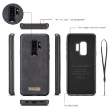 CaseMe notesztok Samsung Galaxy S9 Plus telefonhoz - FEKETE
