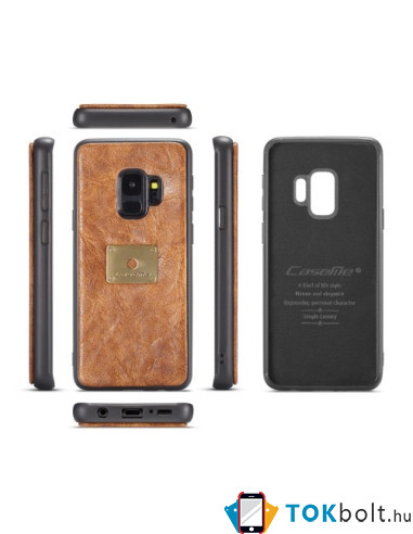 CaseMe notesz telefontok Samsung Galaxy S9 telefonhoz - FEKETE