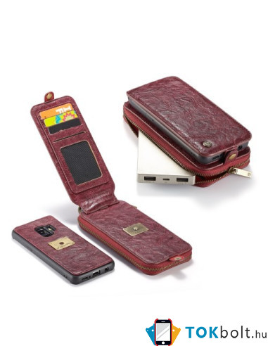 CaseMe notesz telefontok Samsung Galaxy S9 telefonhoz - PIROS
