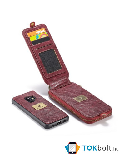 CaseMe notesz telefontok Samsung Galaxy S9 telefonhoz - PIROS