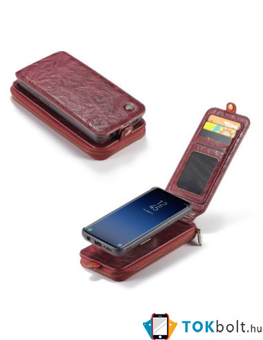CaseMe notesz telefontok Samsung Galaxy S9 telefonhoz - PIROS