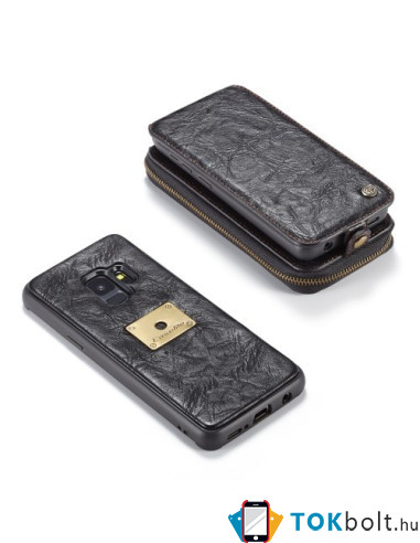 CaseMe notesz telefontok Samsung Galaxy S9 telefonhoz - FEKETE