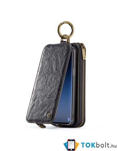 CaseMe notesz telefontok Samsung Galaxy S9 telefonhoz - FEKETE