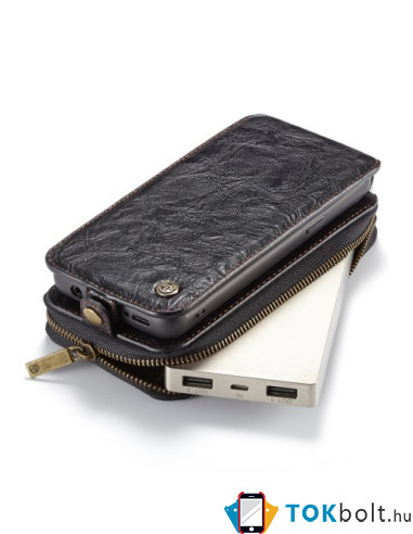 CaseMe notesz telefontok Samsung Galaxy S9 telefonhoz - FEKETE
