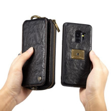 CaseMe notesz telefontok Samsung Galaxy S9 telefonhoz - FEKETE