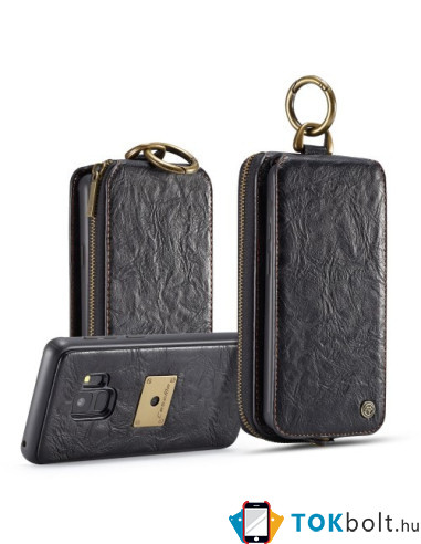 CaseMe notesz telefontok Samsung Galaxy S9 telefonhoz - FEKETE