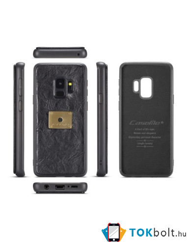 CaseMe notesz telefontok Samsung Galaxy S9 telefonhoz - FEKETE
