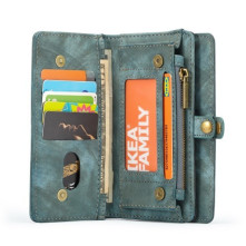 CaseMe 2 az 1-ben mappa tok Samsung Galaxy S9 telefonhoz - KÉK