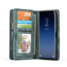 CaseMe 2 az 1-ben mappa tok Samsung Galaxy S9 telefonhoz - KÉK