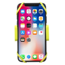 IDMIX DM05 kormányra rögzíthető univerzális telefontartó 4-10 cm széles készülékekhez - FEKETE