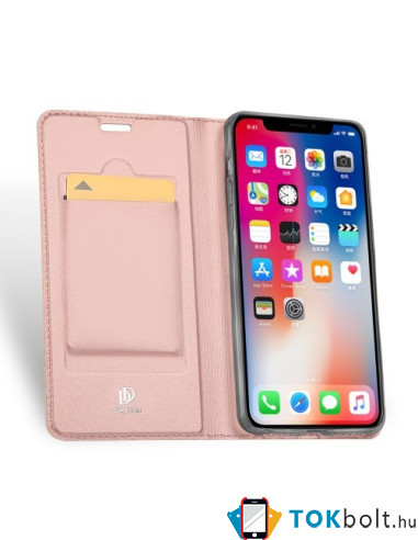 DUX DUCIS telefontok Apple iPhone XS Max készülékhez - RÓZSAARANY