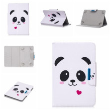 Univerzális mintás táblagép tok 7 colos készülékekhez - PANDA ÉS SZÍV