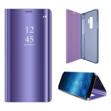 Flip telefontok átlátszó előlappal Samsung Galaxy S9 készülékhez - LILA