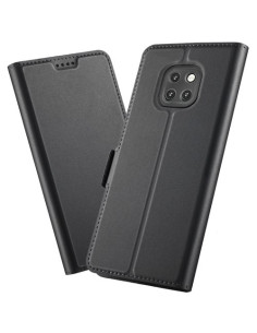 Ultravékony rejtett mágneses notesztok Huawei Mate 20 Pro telefonhoz - FEKETE