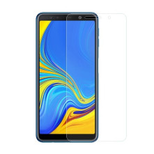 Kijelzővédő karcálló edzett üveg Samsung Galaxy A7 (2018) típusú telefonhoz