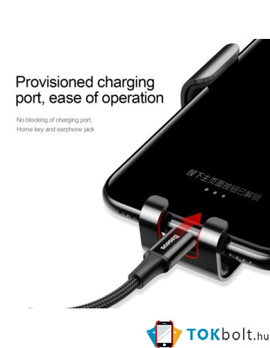 BASEUS Metal Age Gravity autó műszerfalra rögzíthető univerzális telefon tartó - PIROS