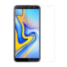 Kijelzővédő karcálló edzett üveg Samsung Galaxy J6 Plus típusú telefonhoz