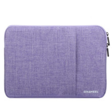 HAWEEL univerzális vízhatlan, ütéselnyelő tok max. 15 colos laptop / notebook készülékekhez - LILA