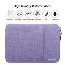 HAWEEL univerzális vízhatlan, ütéselnyelő tok max. 15 colos laptop / notebook készülékekhez - LILA