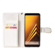 Tükrös csillámos telefontok Samsung Galaxy A8 (2018) telefonhoz - FEHÉR