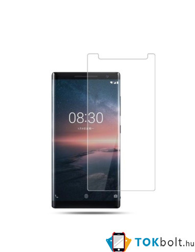 Kijelzővédő karcálló edzett üveg Nokia 8 Sirocco típusú telefonhoz