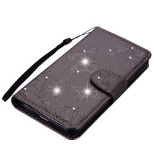 Tükrös csillámos telefontok iPhone 8 / iPhone 7 telefonhoz - FEKETE