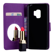Tükrös csillámos telefontok Samsung Galaxy S9 telefonhoz - LILA