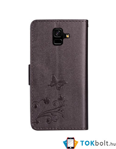 Tükrös csillámos telefontok Samsung Galaxy A6 (2018) telefonhoz - FEKETE