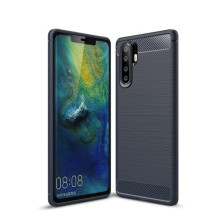 Huawei P30 Pro karbon mintás tok - KÉK