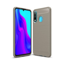 Huawei P30 Lite karbon mintás tok - SZÜRKE