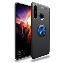 Huawei P30 Lite gyűrűs tok - FEKETE/KÉK