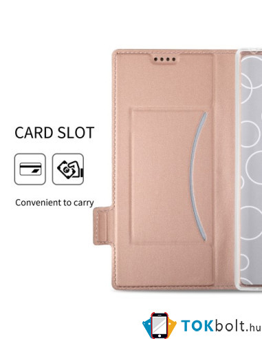 Ultravékony notesztok Sony Xperia 10 telefonhoz - RÓZSAARANY