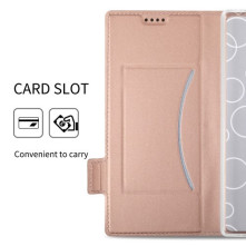Ultravékony notesztok Sony Xperia 10 telefonhoz - RÓZSAARANY