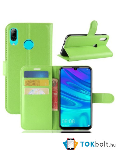 Oldalra nyíló tok Huawei P30 Lite telefonhoz - ZÖLD