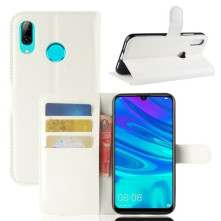 Oldalra nyíló tok Huawei Y7 (2019) telefonhoz - FEHÉR