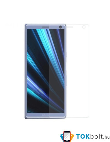 Kijelzővédő karcálló edzett üveg Sony Xperia 10 Plus típusú telefonhoz