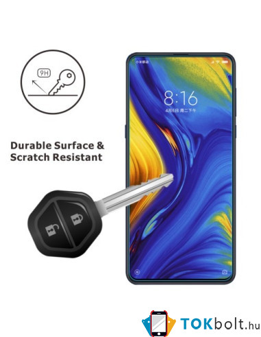 Kijelzővédő karcálló edzett üveg Xiaomi Mi Mix 3 típusú telefonhoz - 2 DB