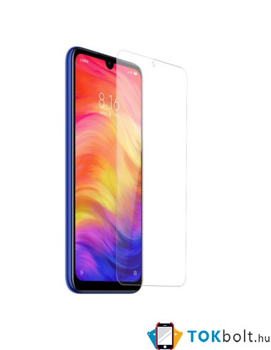 Kijelzővédő karcálló edzett üveg Xiaomi Redmi Note 7 típusú telefonhoz