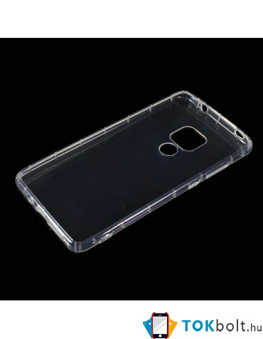 Rugalmas TPU tok Huawei Mate 20 készülékhez - ÁTTETSZŐ