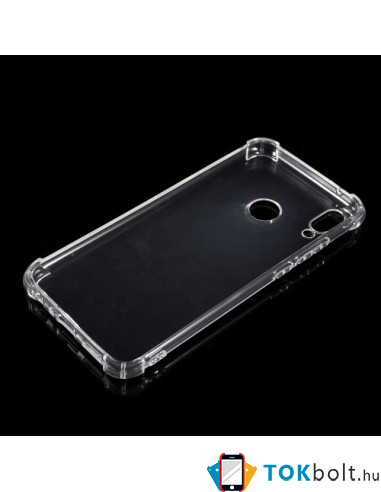Rugalmas TPU tok Huawei Y9 (2019) készülékhez - ÁTTETSZŐ